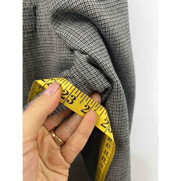 Versace Collection Wool Blazer  Sports Coat Gray houndstooth  Sz 54 - Picture 8 of 15